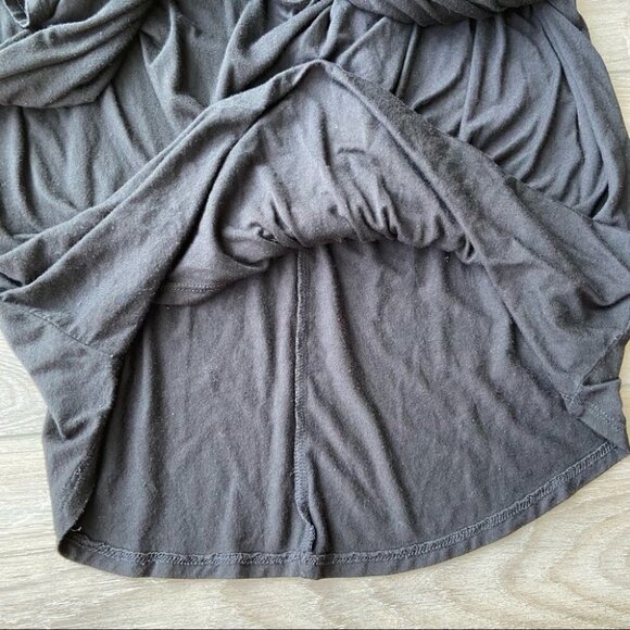 Anthropologie Maeve Melissa Draped Black Top - Picture 7 of 10